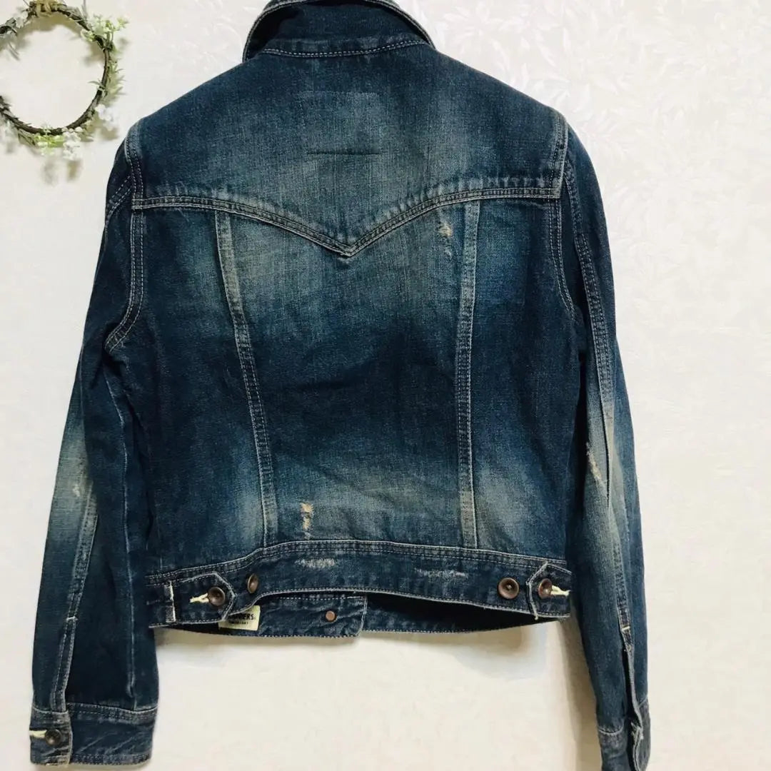 Blappers G-Jean Denim Jacket Vintage 100 Cotton American Casual Second-hand | ブラッパーズ Gジャン デニムジャケット ヴィンテージ 綿100 アメカジ 古着