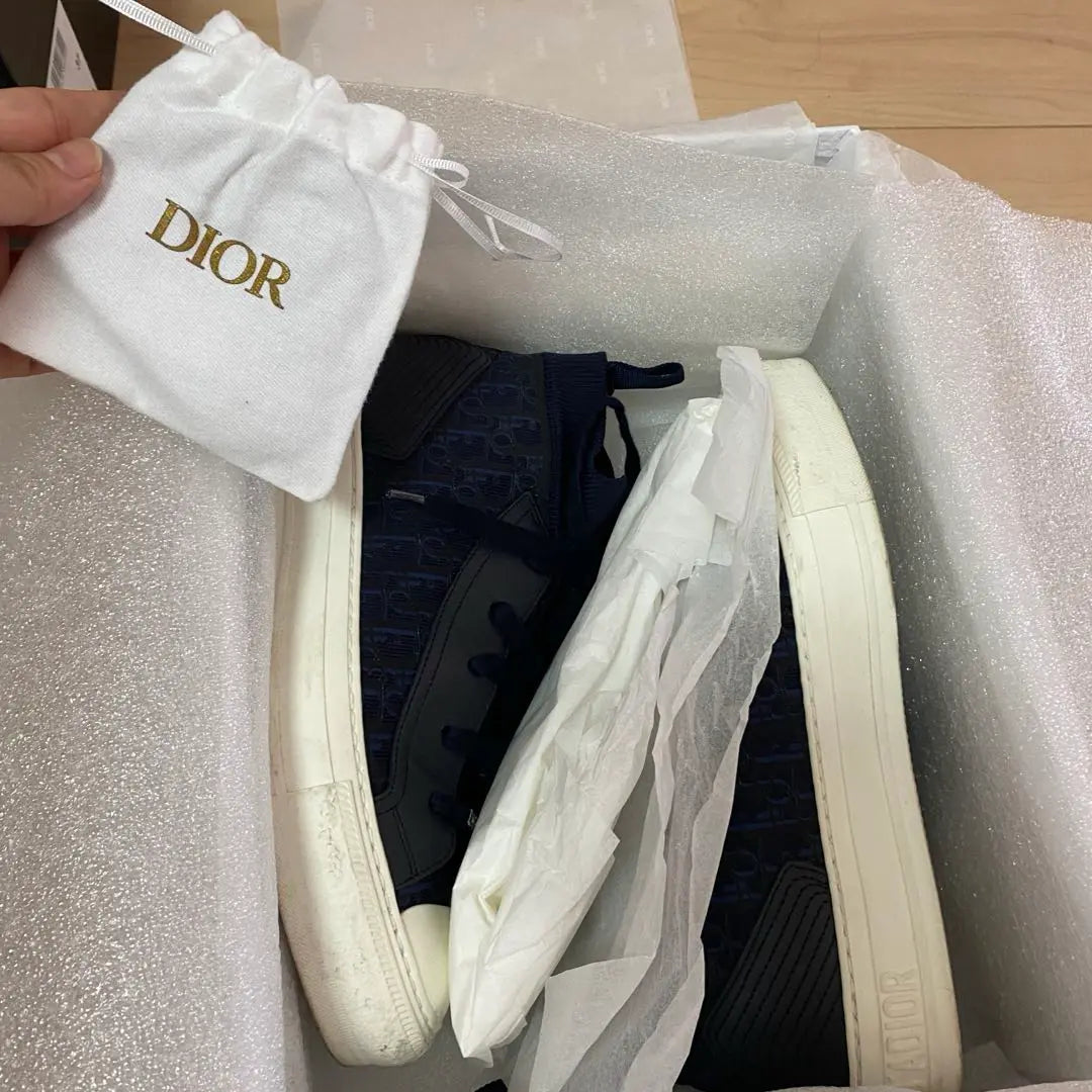 Dior Navy Sneakers