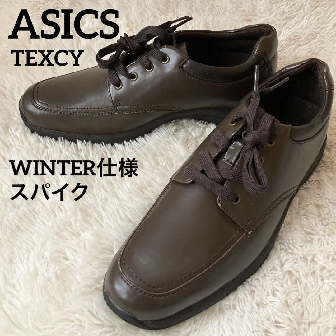 ✨ Unused grade ✨ ASICS Texie Business Walking Shoes Winter Specifications Tea | ✨未使用級✨アシックス テクシー ビジネスウォーキングシューズ 冬季仕様 茶