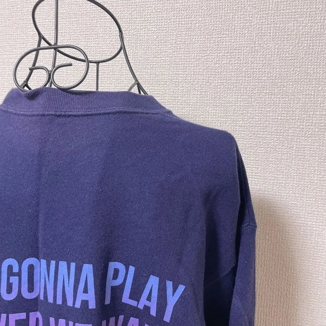 ♡Uniqlo♡ Long sleeve sweatshirt, pullover, cotton, piano embroidery