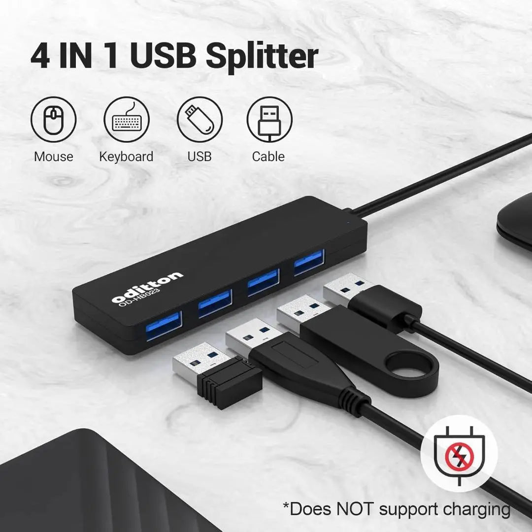 Adaptador USB de concentrador de datos USB de 5 Gbps k-114 mk