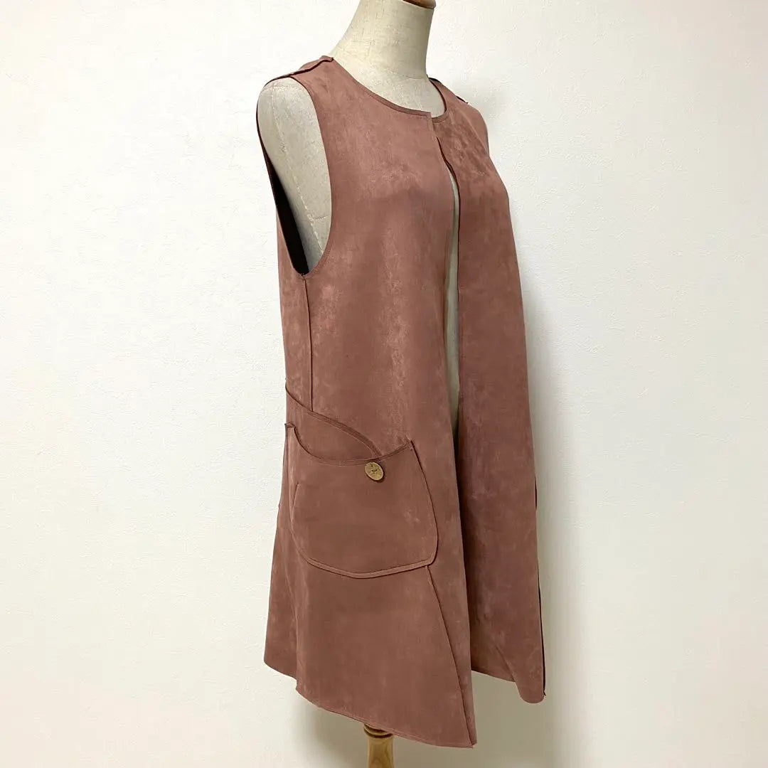 METURE-KREIN Pink Color Sleeveless Jacket