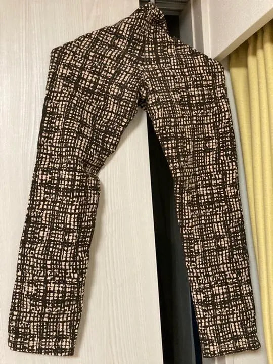 Price reduction ◆Marble check pattern stylish pants ◆