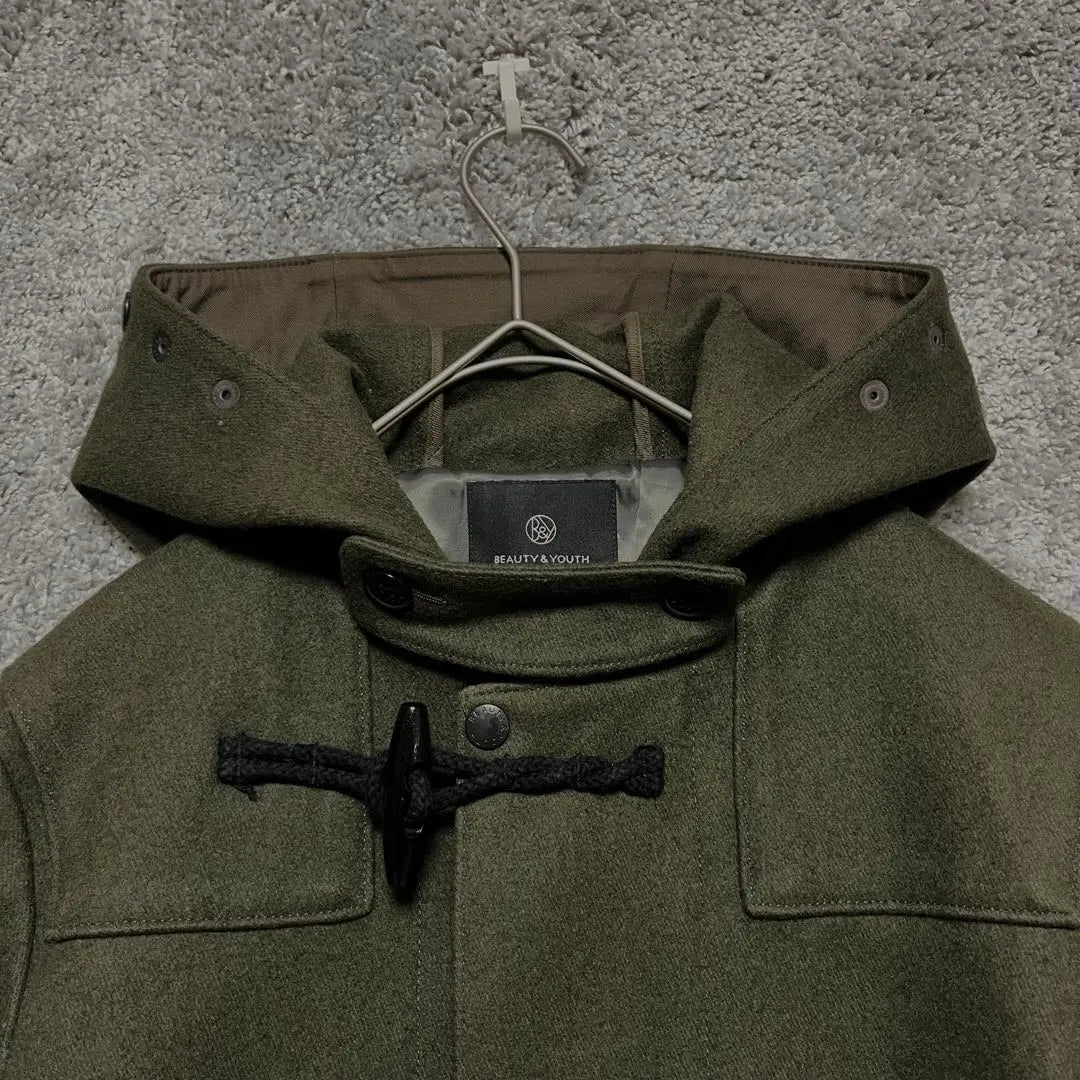 ★Beauty and Youth [S] Wool Duffle Coat Casual Khaki 2110