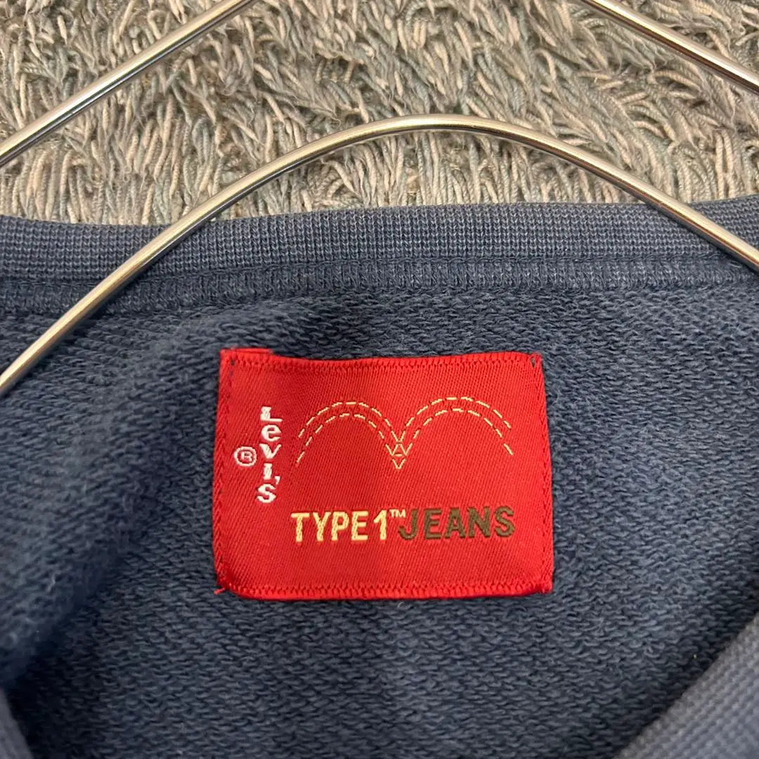 [Immediate purchase OK] Levi's TYPE1 sweatshirt size M blue