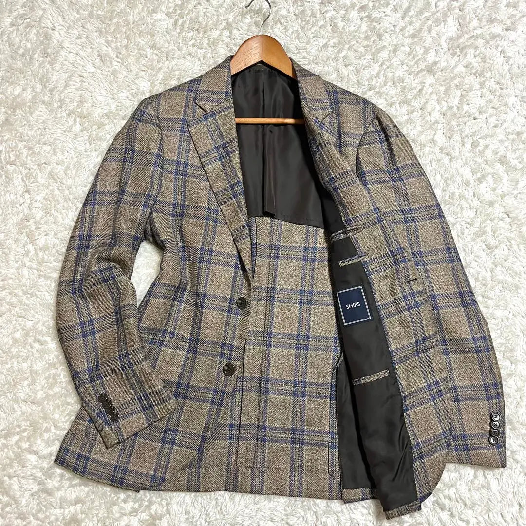 ✨ Beautiful condition✨ Super rare‼ ︎ SHIPS x Roro Piana High-quality silk blend tailored jacket