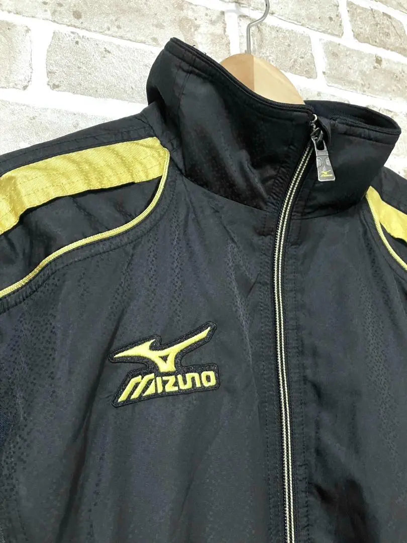 Used Mizuno PRO Men's Long Sleeve Zip Jacket M Size