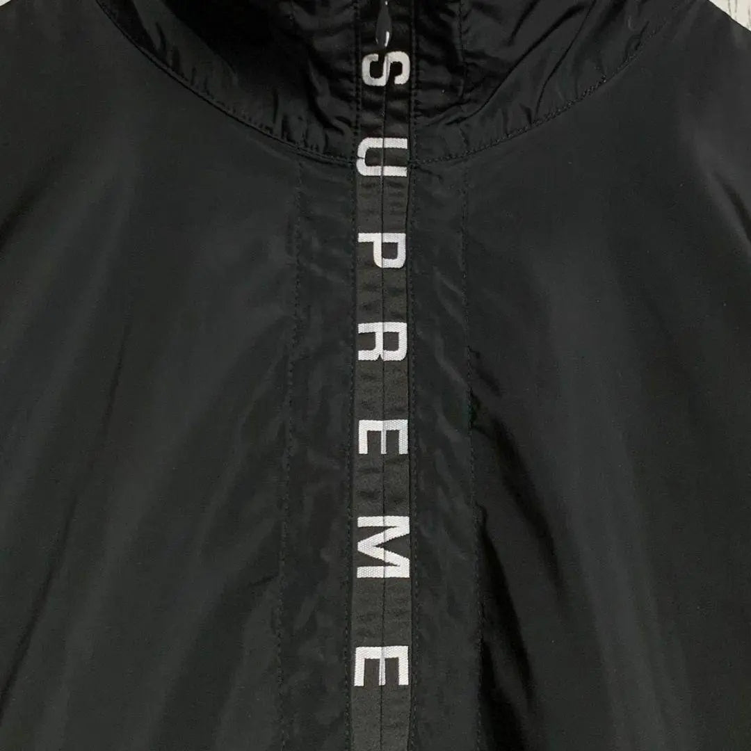 [Agotado inmediatamente] Chaqueta Supreme ☆ de nailon con logo vertical de media cremallera / 2183 | 【即完売モデル】シュプリーム☆ハーフジップ縦ロゴ入りナイロンジャケット/2183