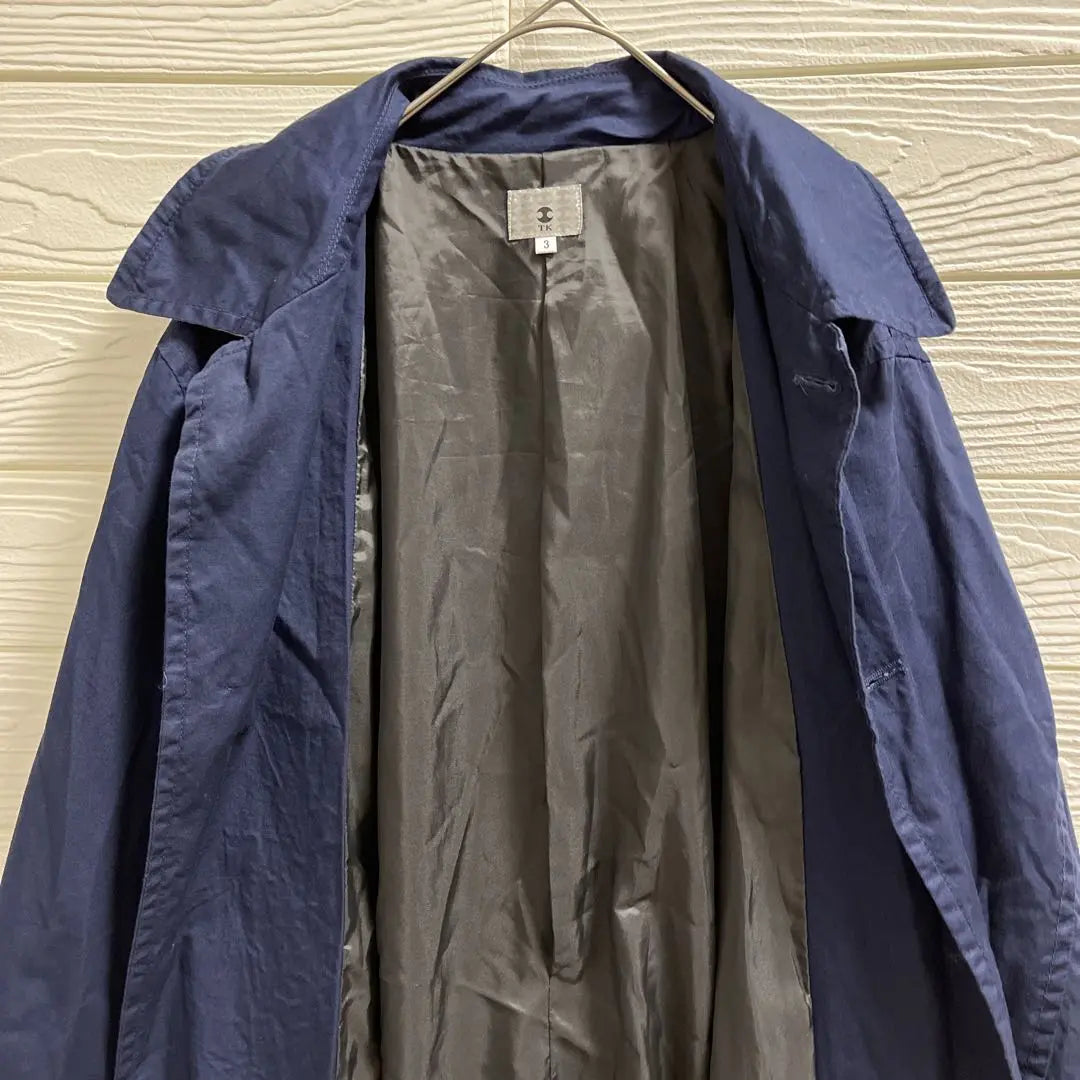 A210 TK TAKEO KIKUCHI coat size3 navy