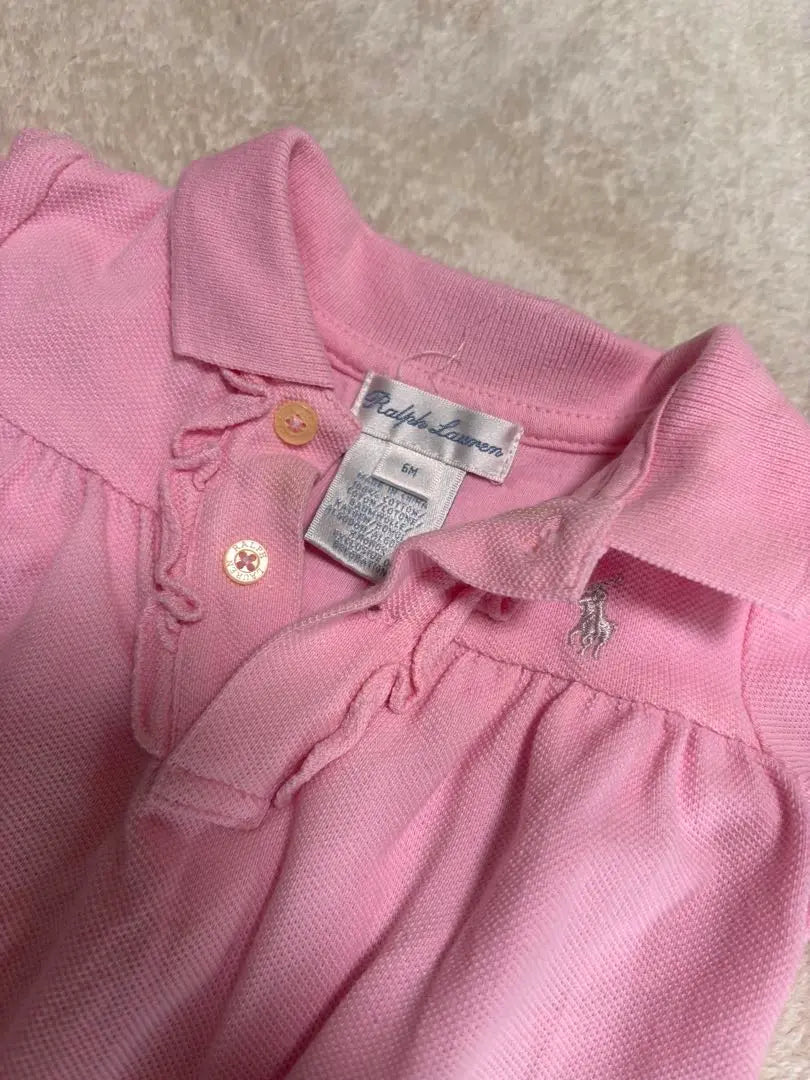 Ralph Lauren Romper 6M About 70 Size Pink