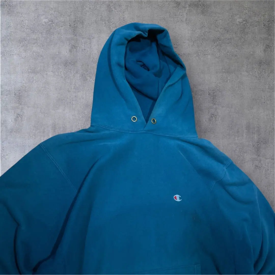 [f2451] 90s Champion Reverse Weave USA Hoodieter Coise