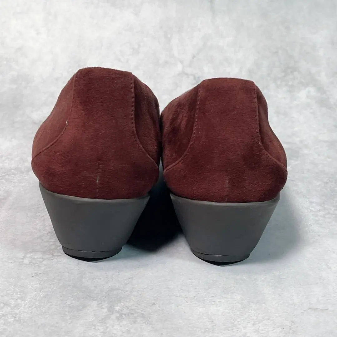 ☆Good condition☆ [Fit Fit] Pumps (24) Suede Pointed Toe