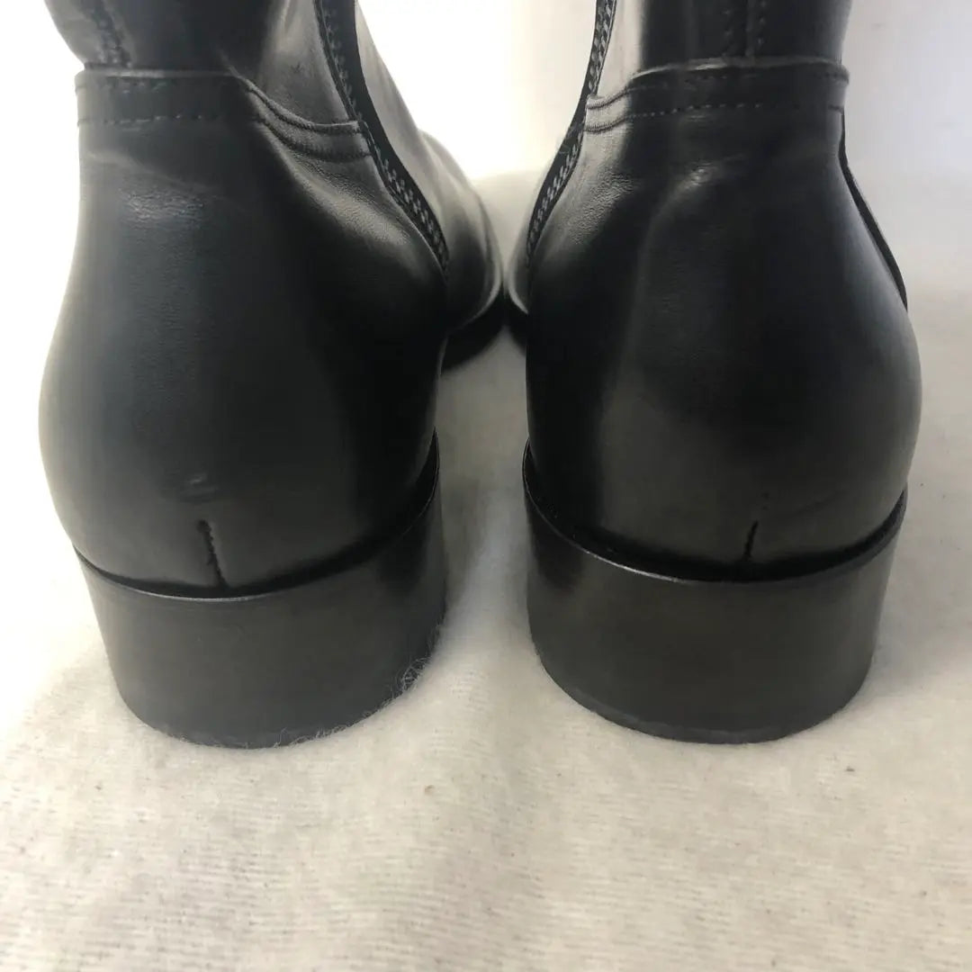 Extremely beautiful luxury BUTTERO middle boots all leather side zip