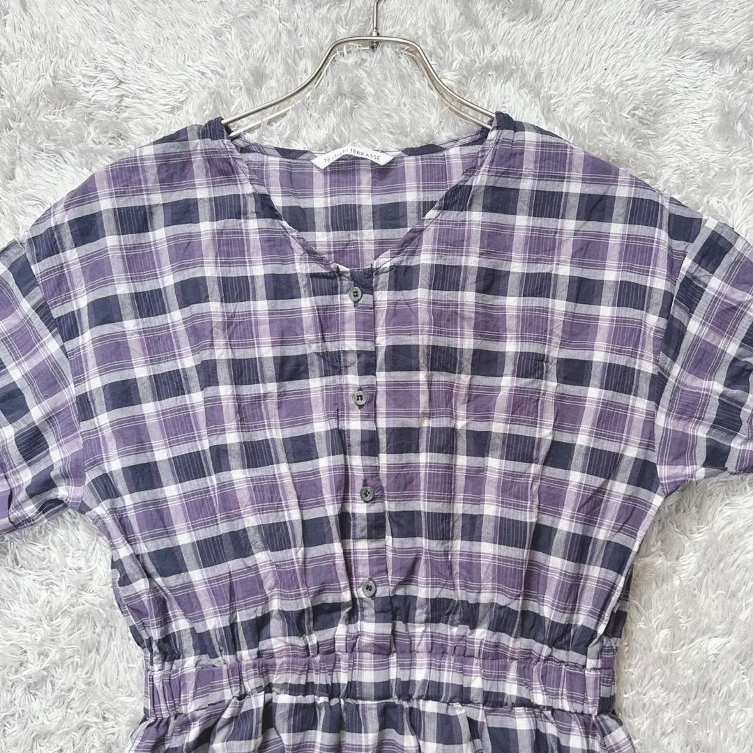 Vestido camisero de una pieza TERRASSE de Te Chichi (mujer) morado