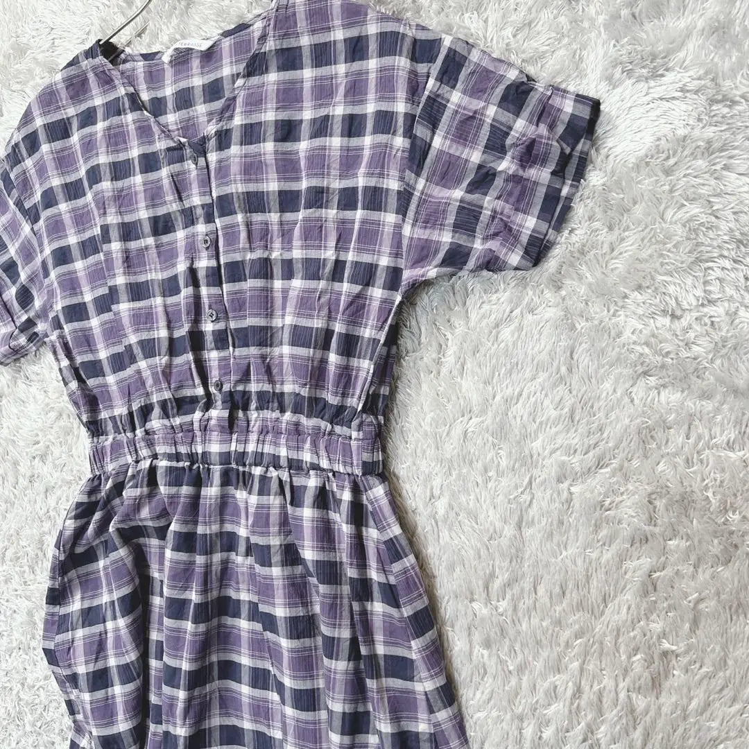 Vestido camisero de una pieza TERRASSE de Te Chichi (mujer) morado