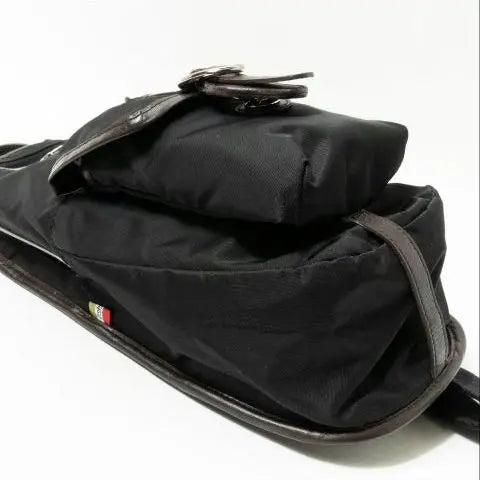 [Made in Italy] OROBIANCO Orobianco Body Bag Black Nylon