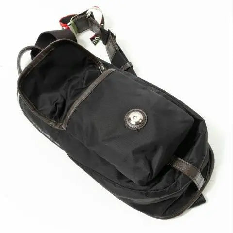 [Made in Italy] OROBIANCO Orobianco Body Bag Black Nylon