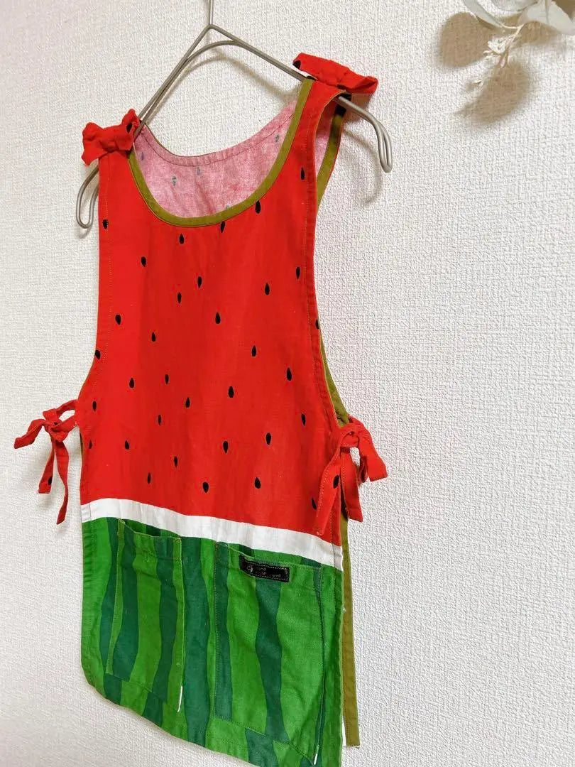 Kids Apron Watermelon Pattern 90 to 100 Handmade