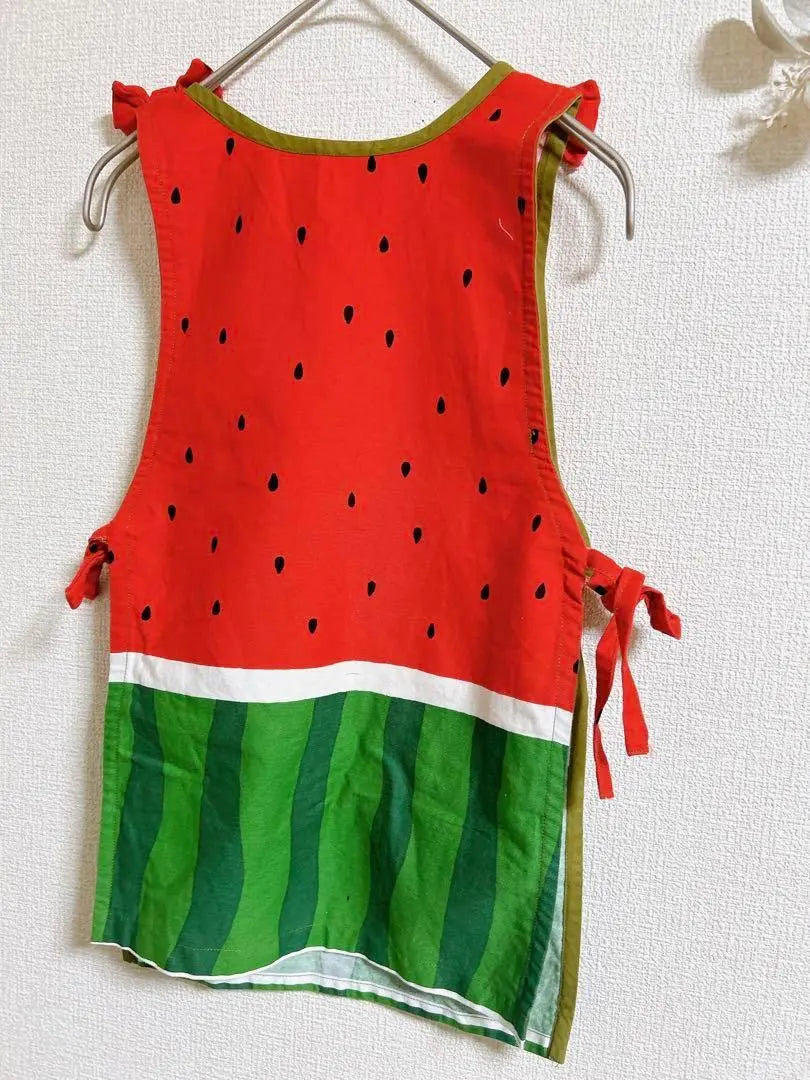 Kids Apron Watermelon Pattern 90 to 100 Handmade