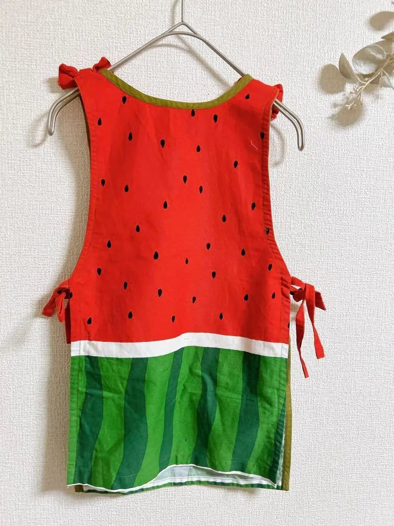 Kids Apron Watermelon Pattern 90 to 100 Handmade