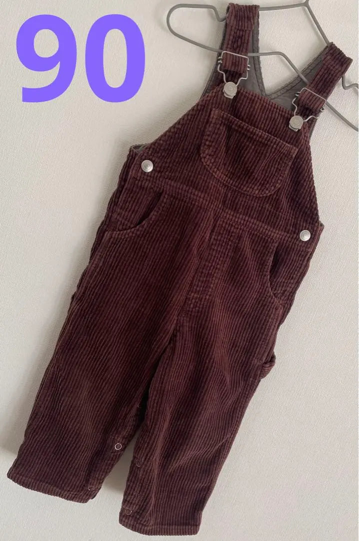 Moujonjon ★ Corduroy ★ Overall 90 | moujonjon★コーデュロイ★オーバーオール 90