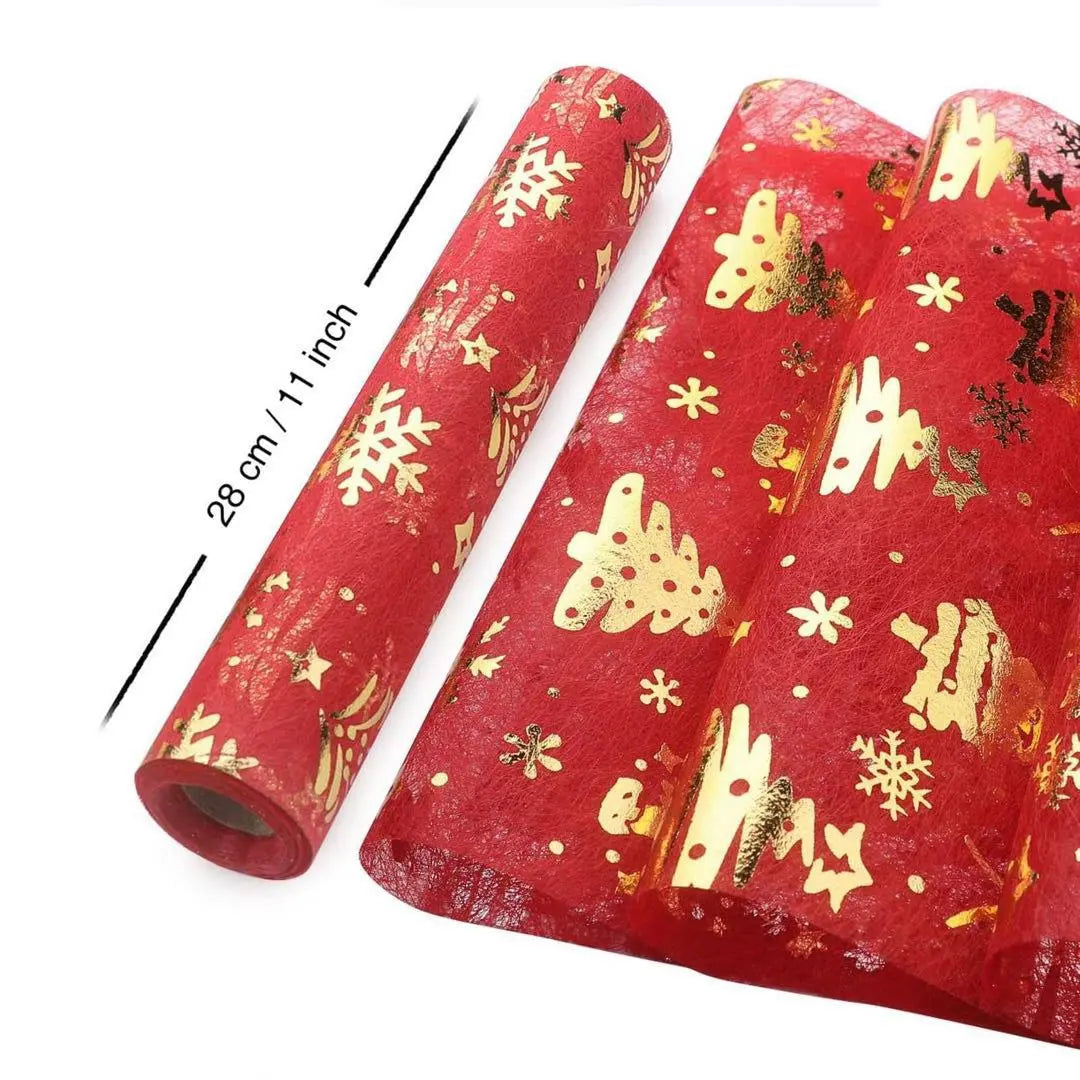 ⭐️ Wrapping paper non -woven cloth packing paper Merry Christmas wrapping | ⭐️ラッピング ペーパー 手芸用不織布 梱包紙メリークリスマスラッピング