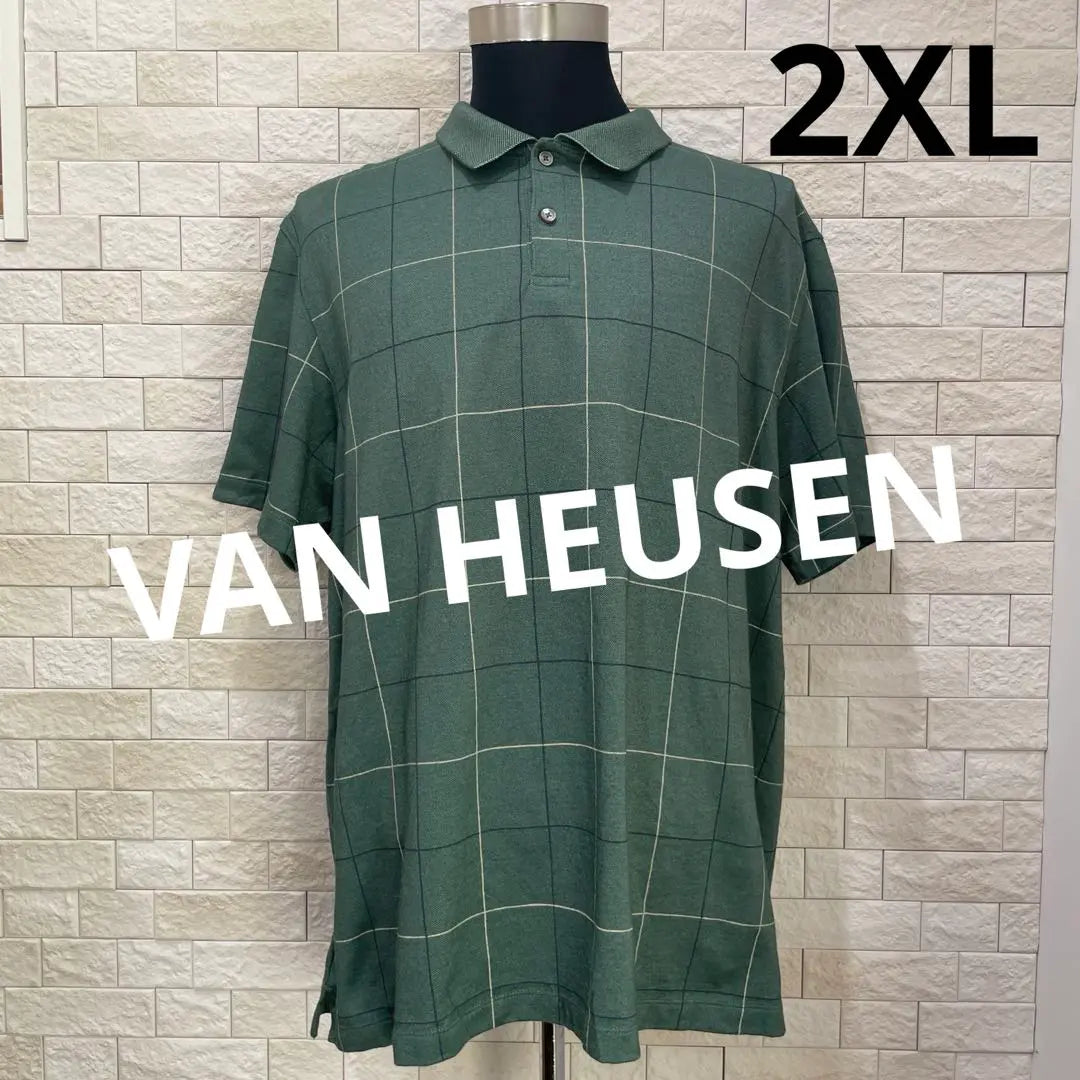 VAN HEUSEN Polo Shirt Big Size Size 2XL