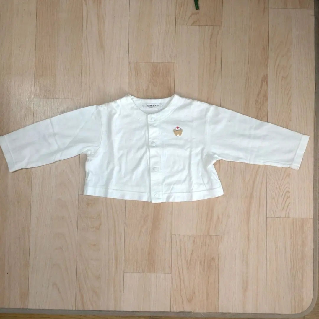 Familiar cardigan 90cm white, beautiful