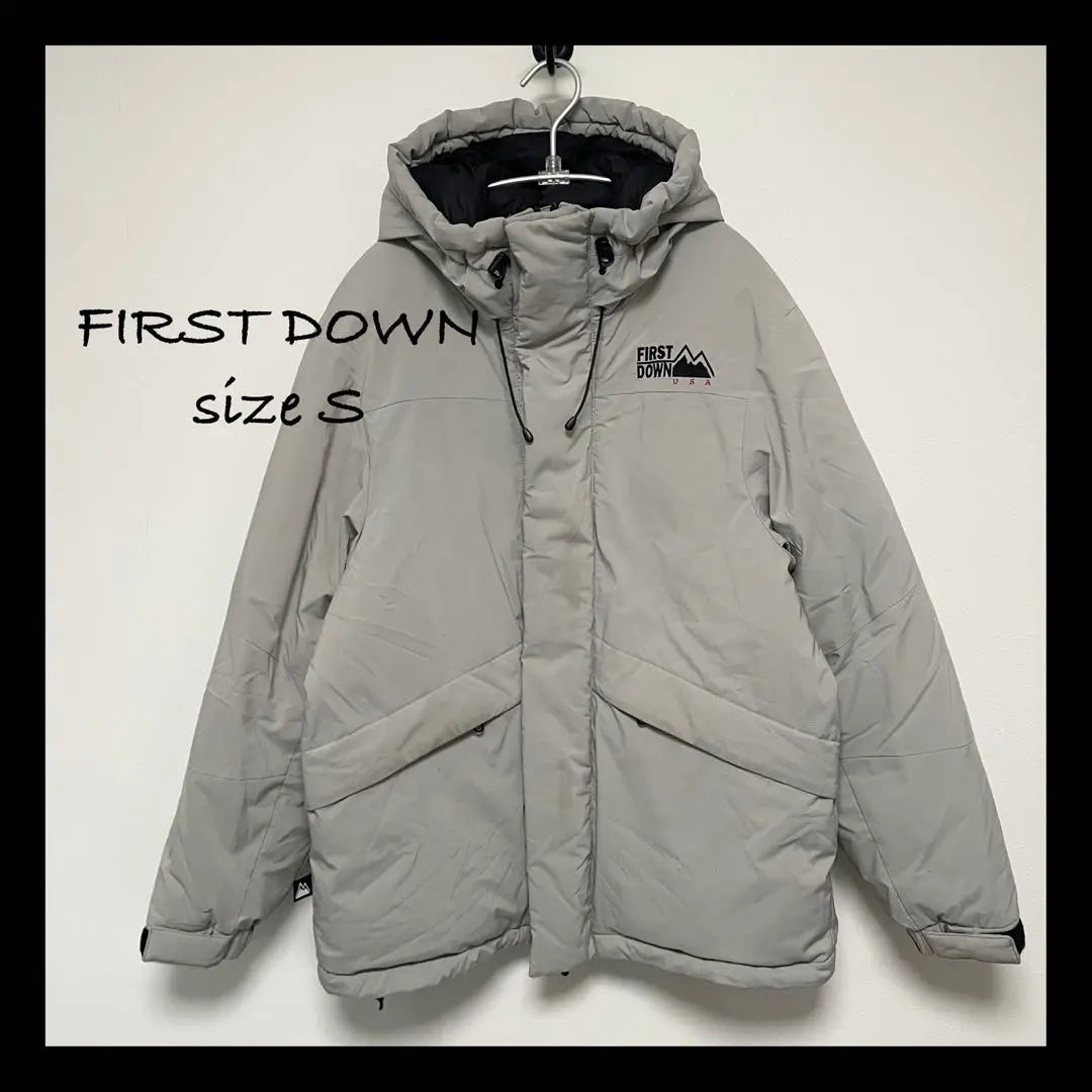 [Sold out now] FIRST DOWN USA Down Jacket Gray S