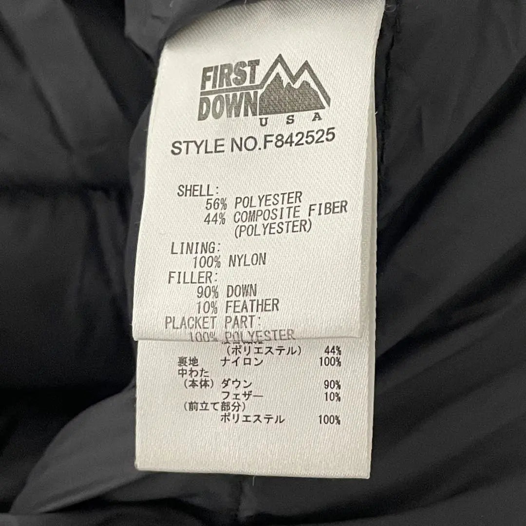 [Sold out now] FIRST DOWN USA Down Jacket Gray S