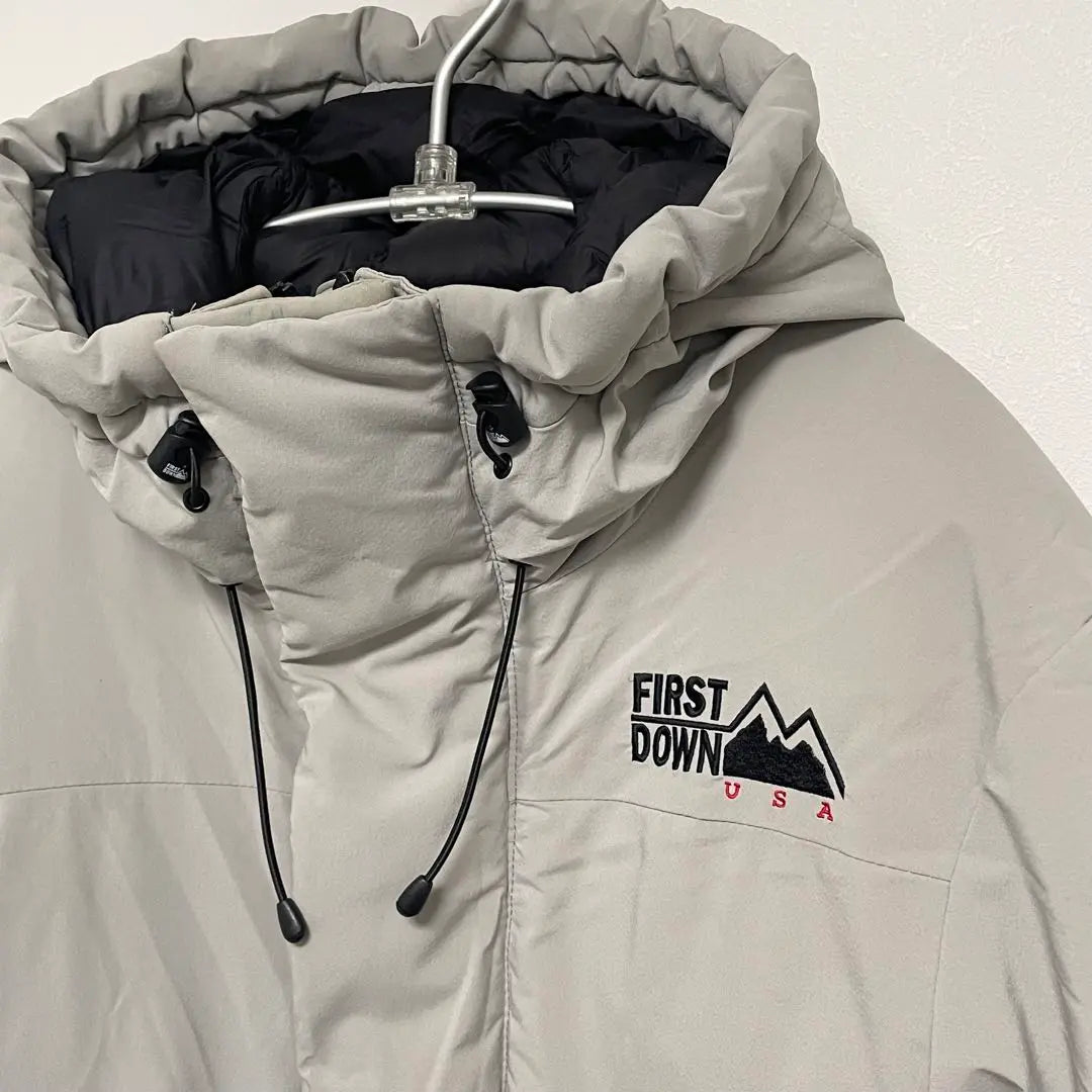 [Sold out now] FIRST DOWN USA Down Jacket Gray S