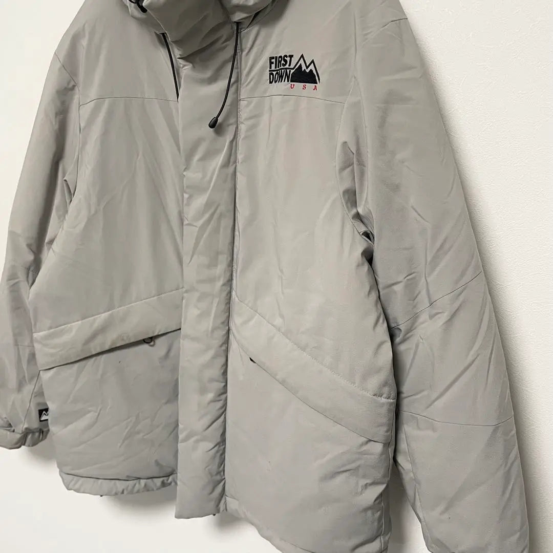 [Sold out now] FIRST DOWN USA Down Jacket Gray S