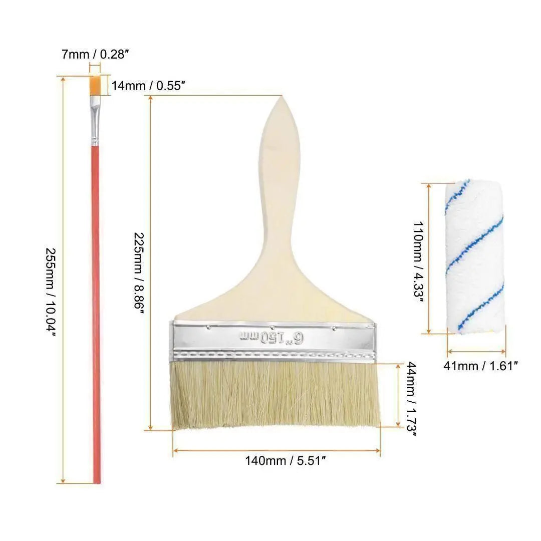 ⭐️ Paint roller tray tray brush roller set brush painting