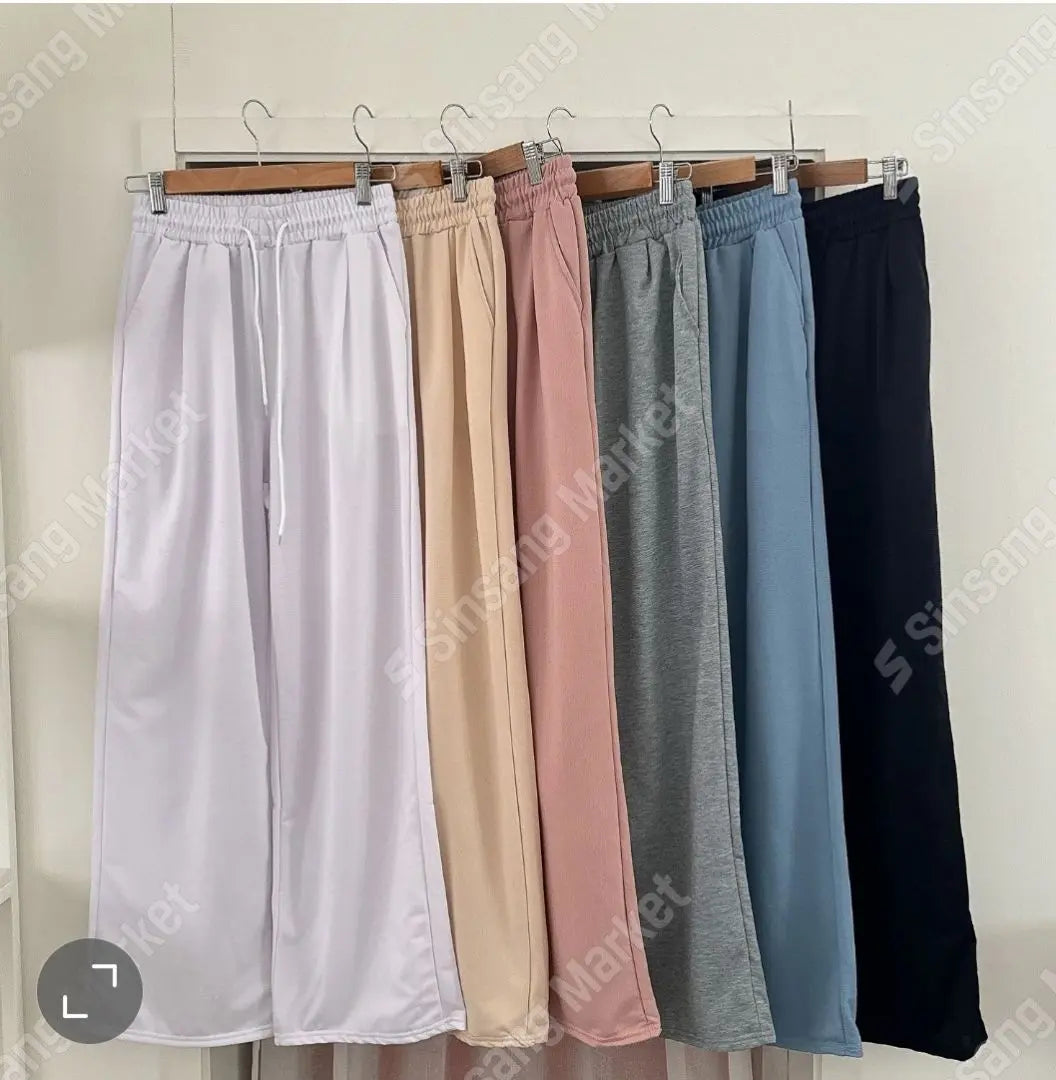 Women's training wide pants