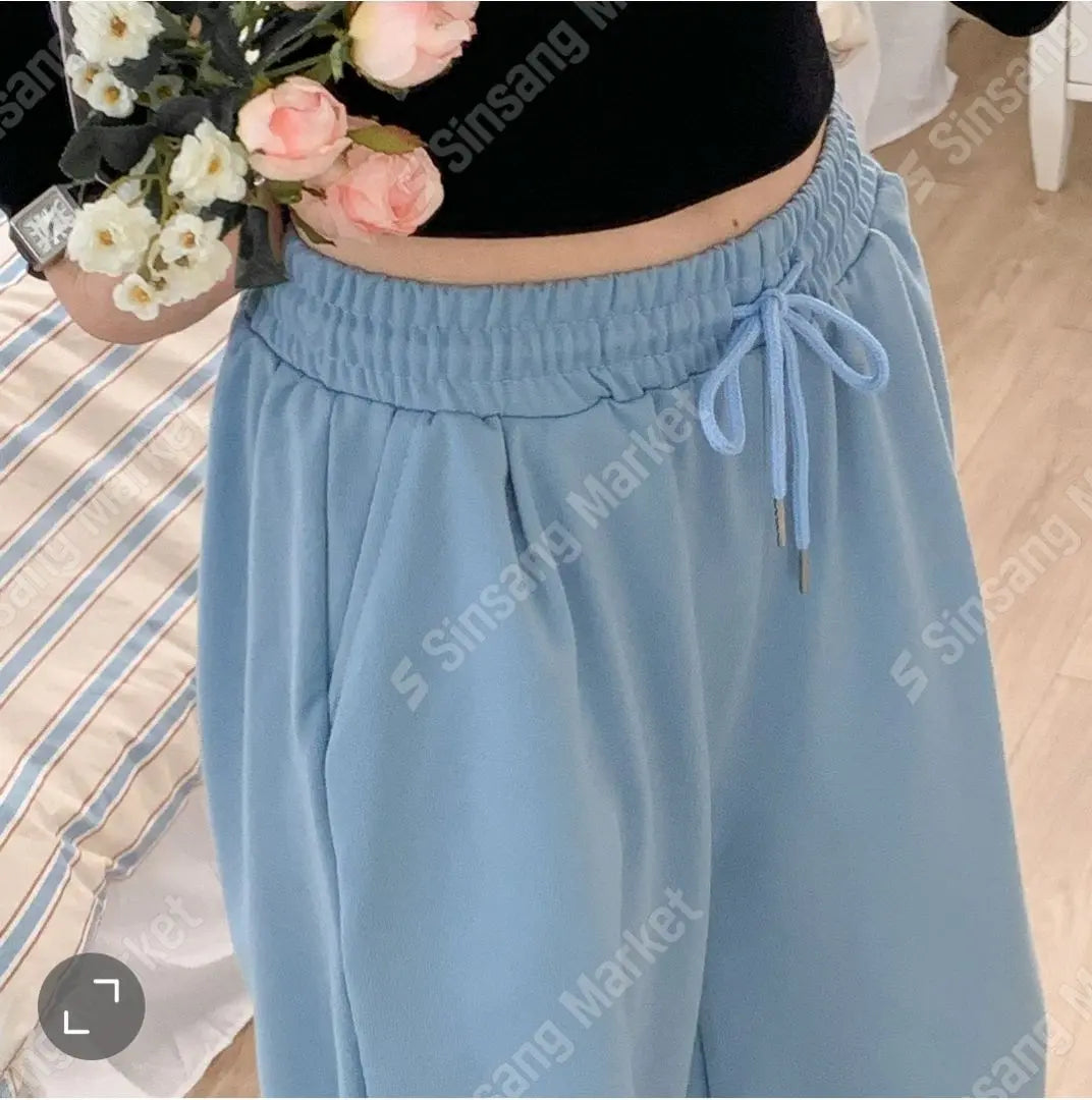 Women's training wide pants