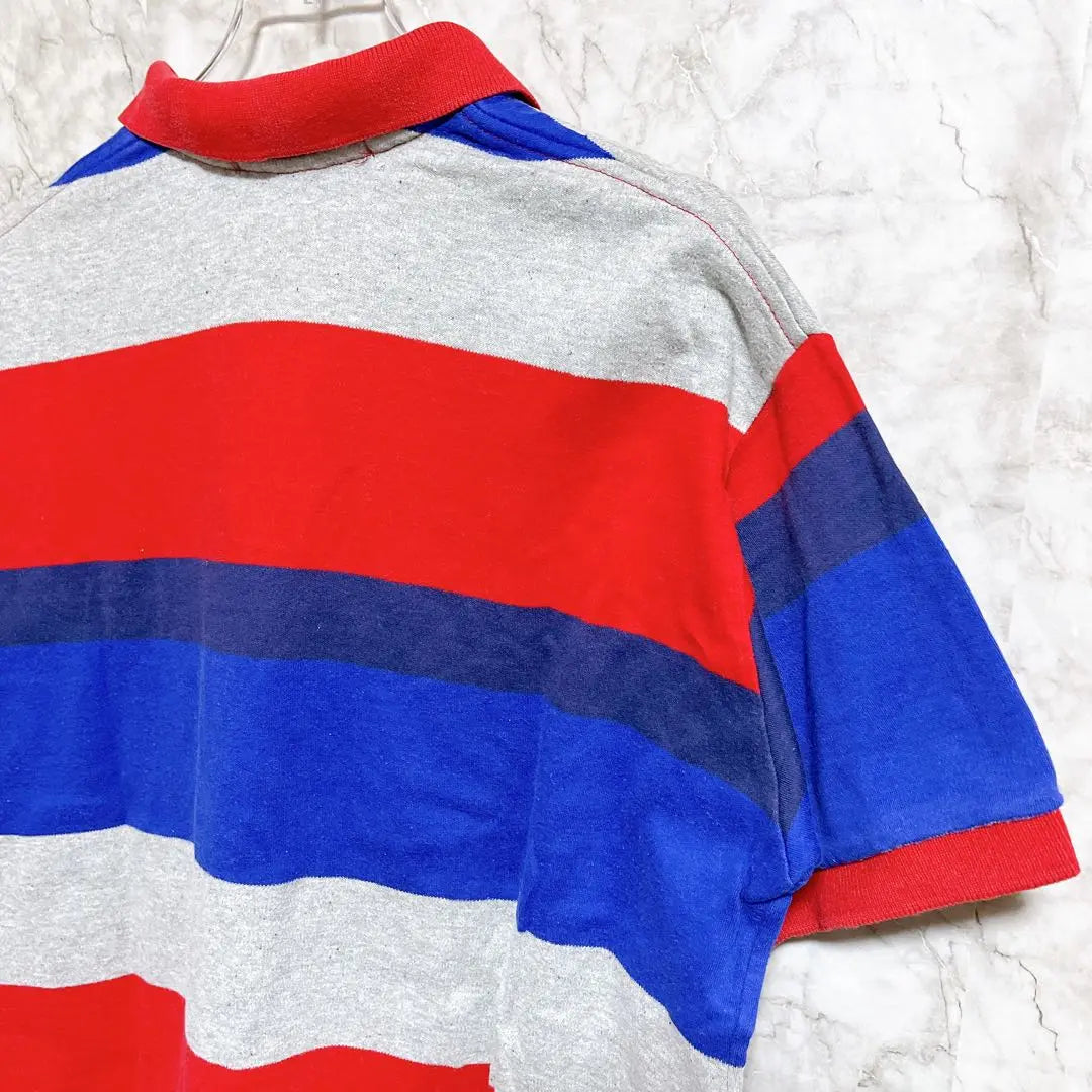 [PORO by Ralph Lauren] Short Sleeve Polo Shirt Striped (M)