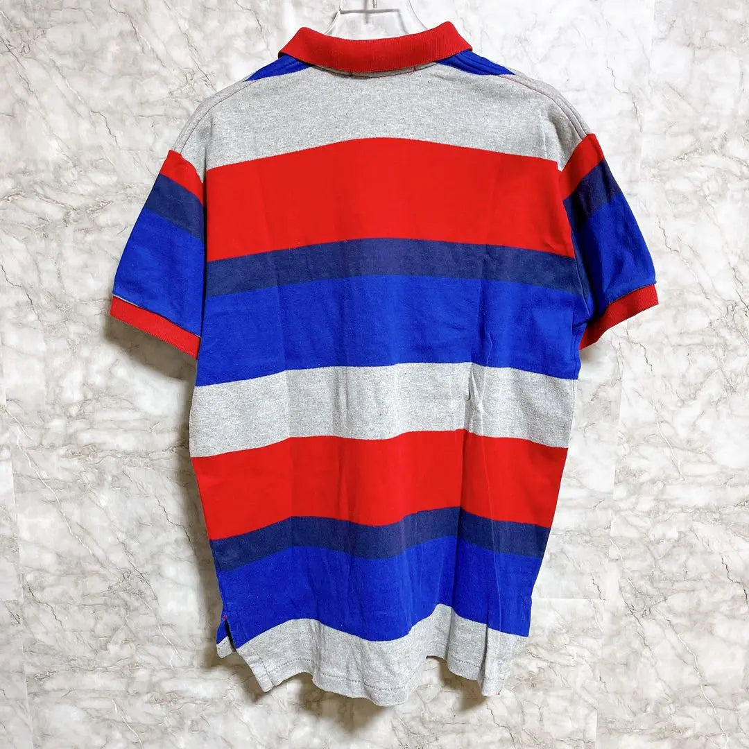 [PORO by Ralph Lauren] Short Sleeve Polo Shirt Striped (M)