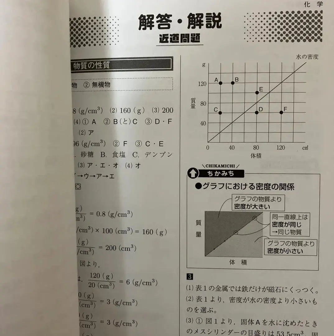 NH VE Preguntas sobre besos Biología, Ciencias de la Tierra, Química, Física OH PU | NH VE 近道問題 生物・地学、化学、物理 OH PU