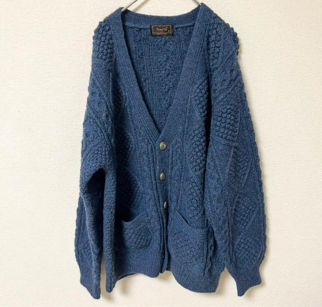 [Extremely beautiful] Botany 500 Popular Alan Knit Cardigan Fisherman Knit