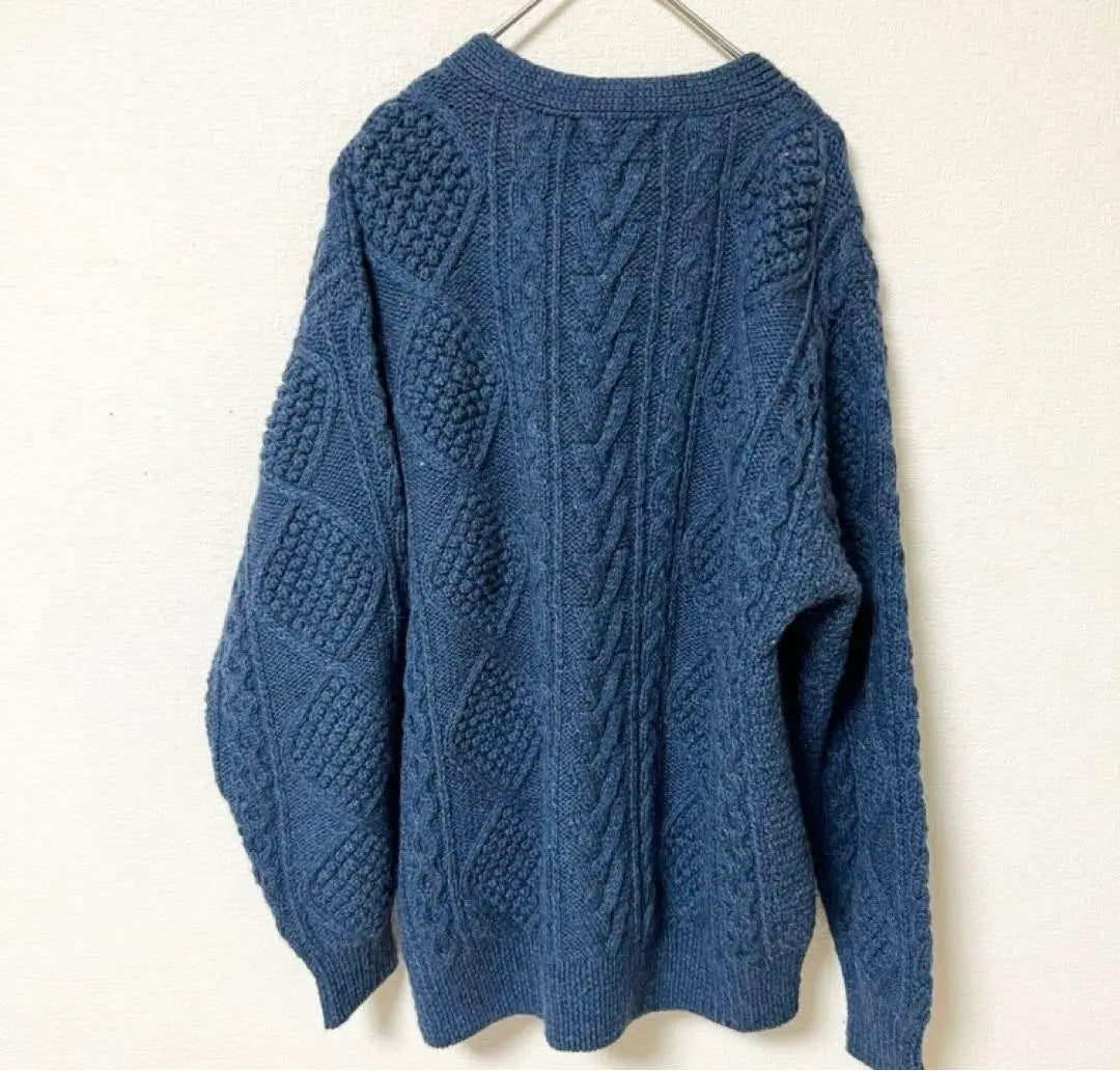 [Extremely beautiful] Botany 500 Popular Alan Knit Cardigan Fisherman Knit