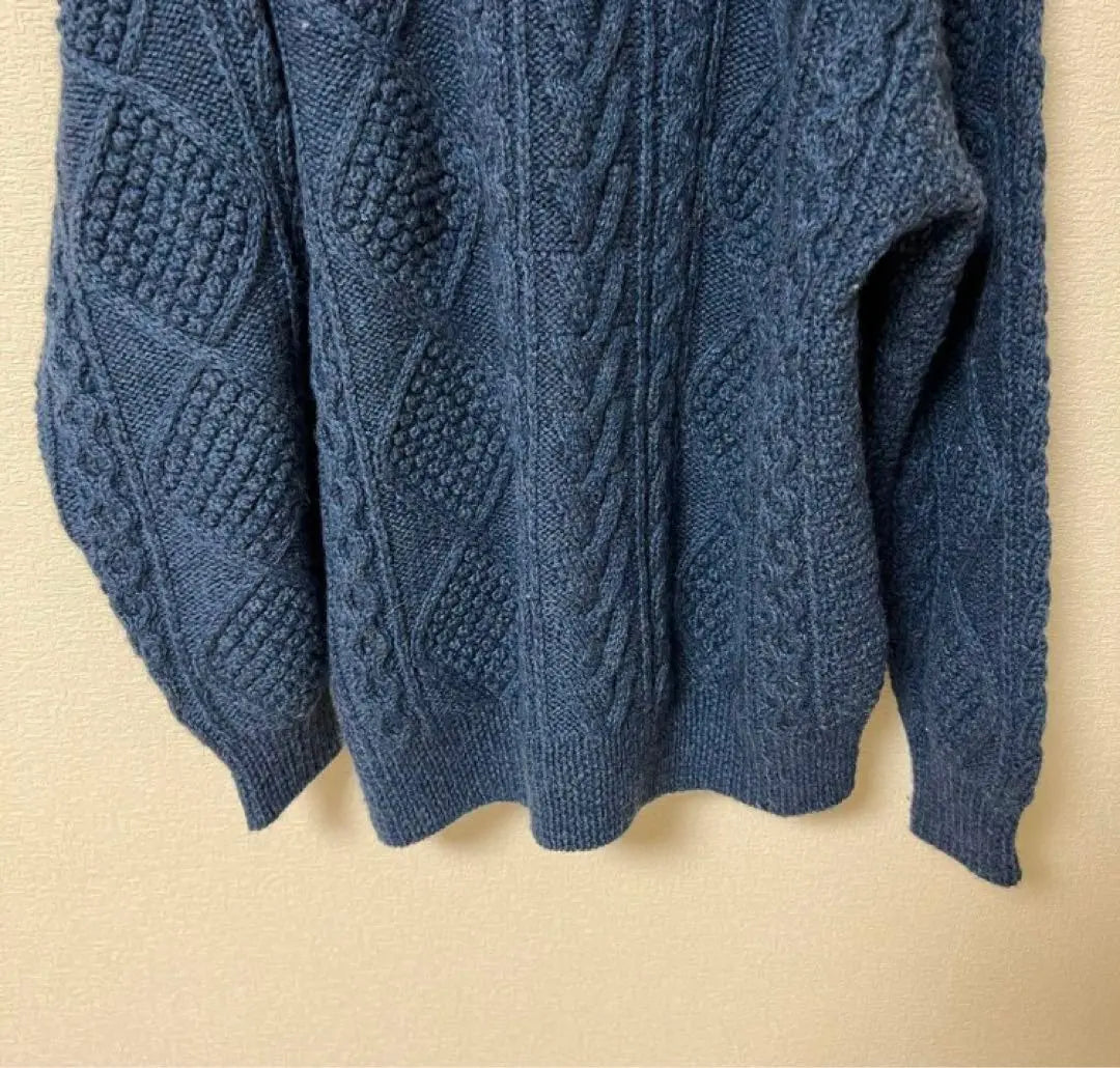 [Extremely beautiful] Botany 500 Popular Alan Knit Cardigan Fisherman Knit