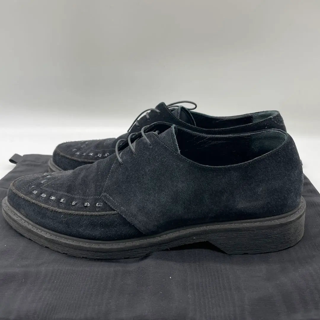 Zapatos de ante Celine 19AW 43 Creeper negros para hombre