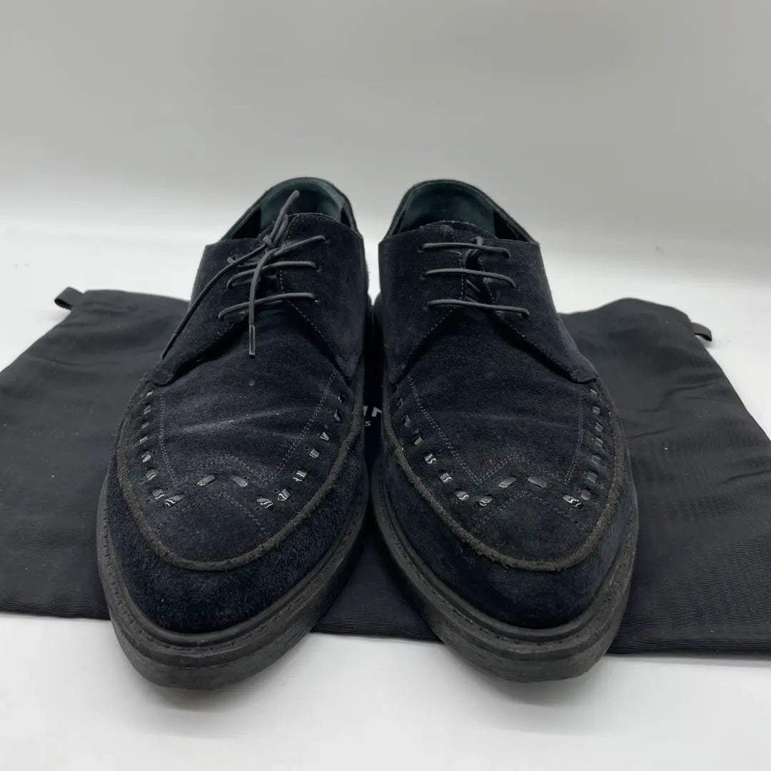 Zapatos de ante Celine 19AW 43 Creeper negros para hombre