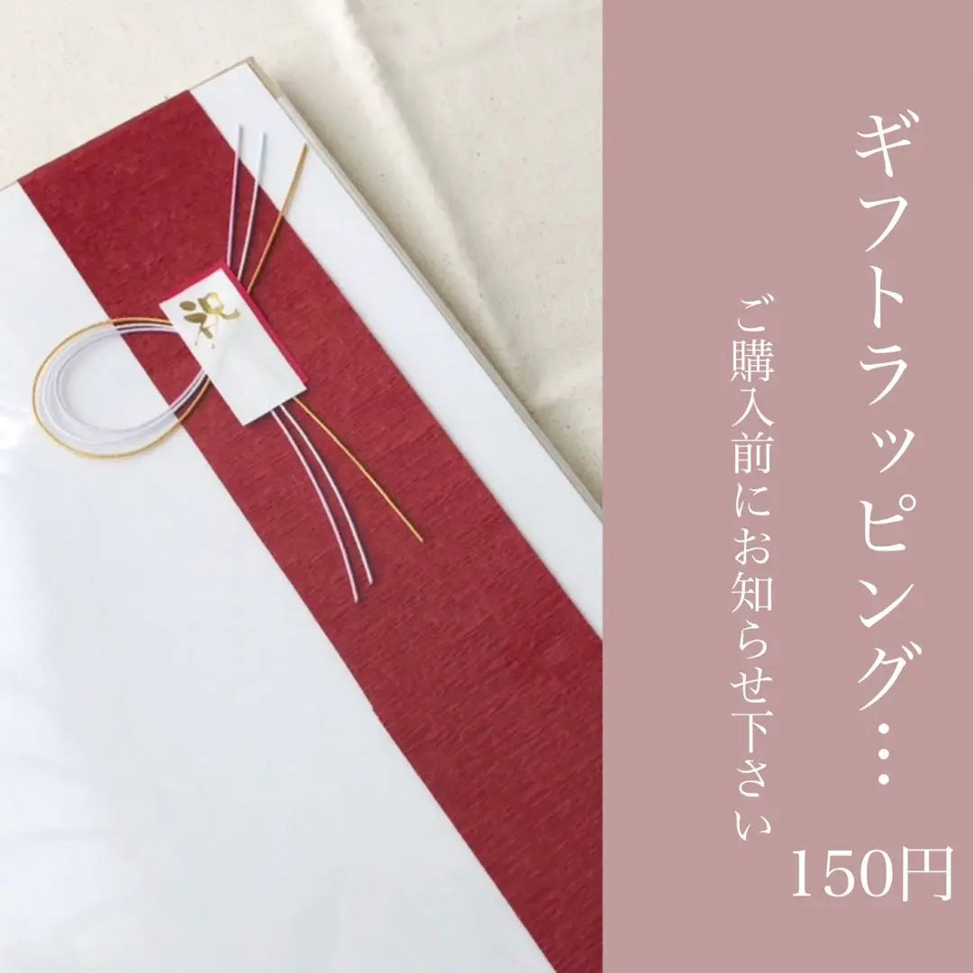 Order naming book - Mizuhiki frame "Celebration plum" A4 size