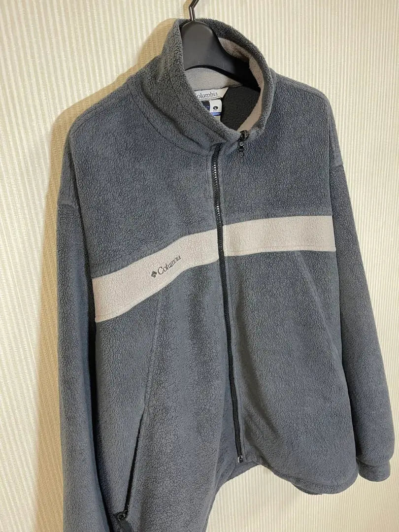 Chaqueta Polar COLUMBIA Colombia Gris Hombre L | Columbiaコロンビア フリースジャケット グレー メンズＬ