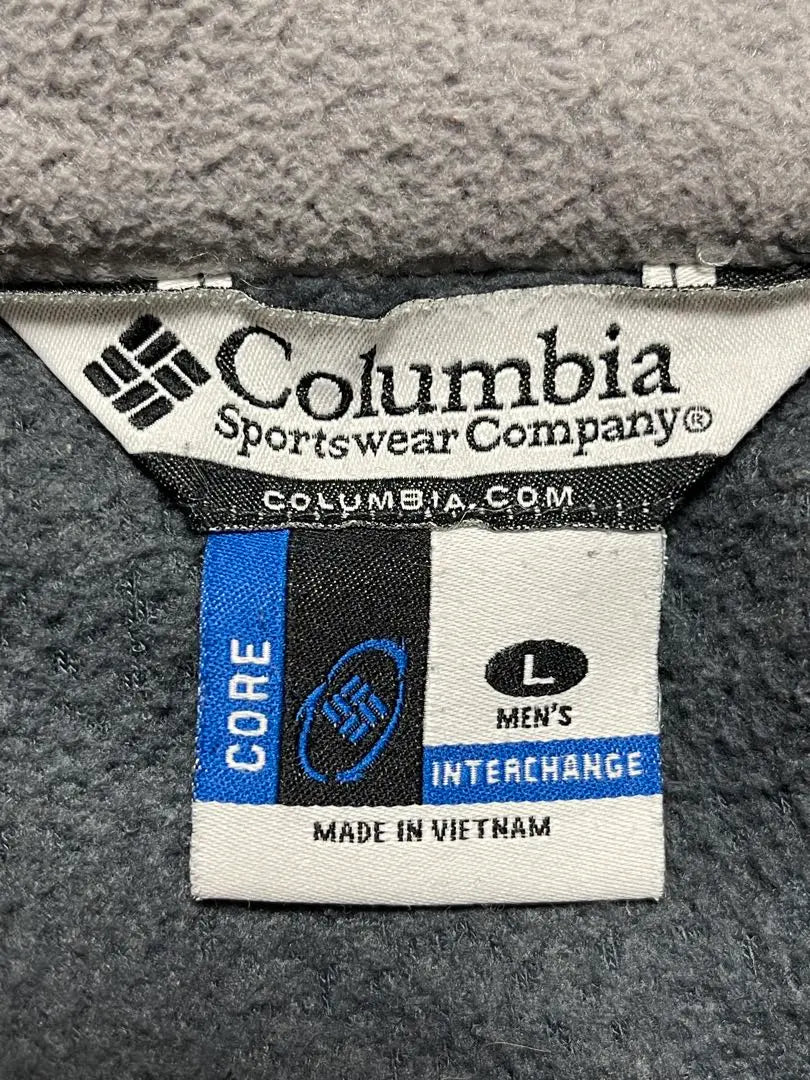 Chaqueta Polar COLUMBIA Colombia Gris Hombre L | Columbiaコロンビア フリースジャケット グレー メンズＬ