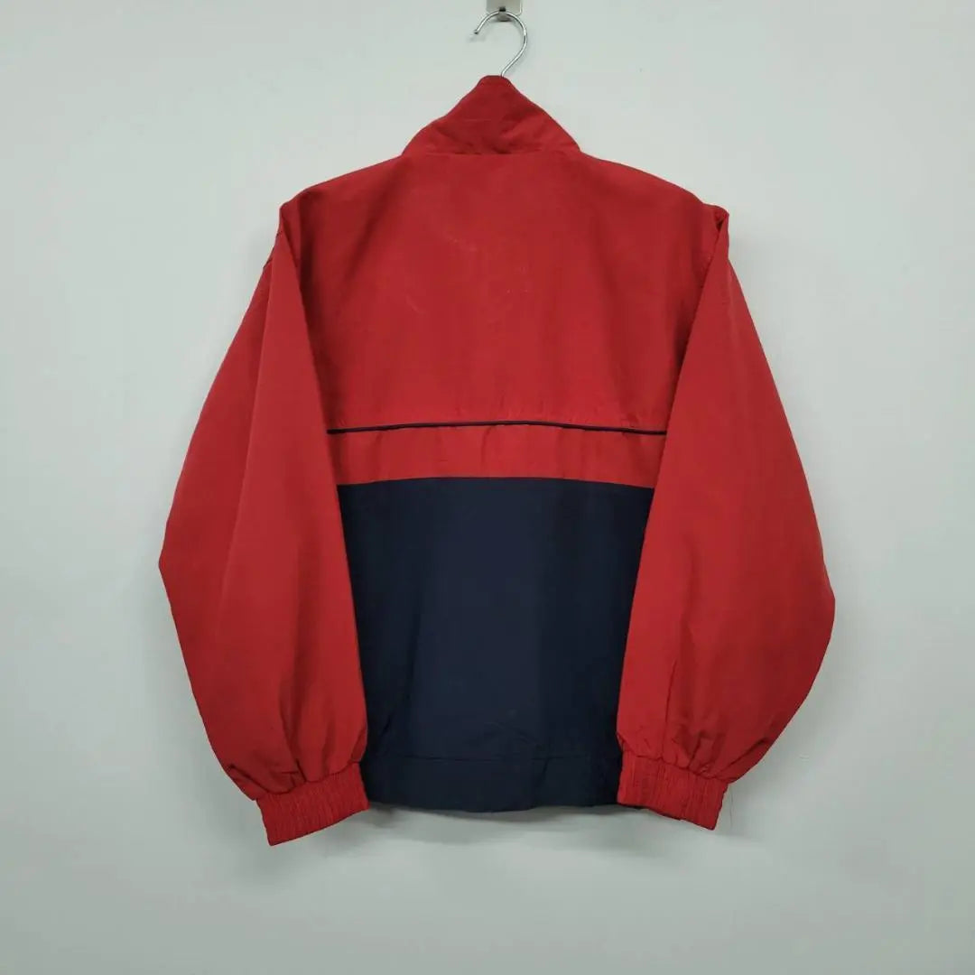 90s Nike NIKE Embroidered Nylon Jacket Red x Navy XL Old-wear