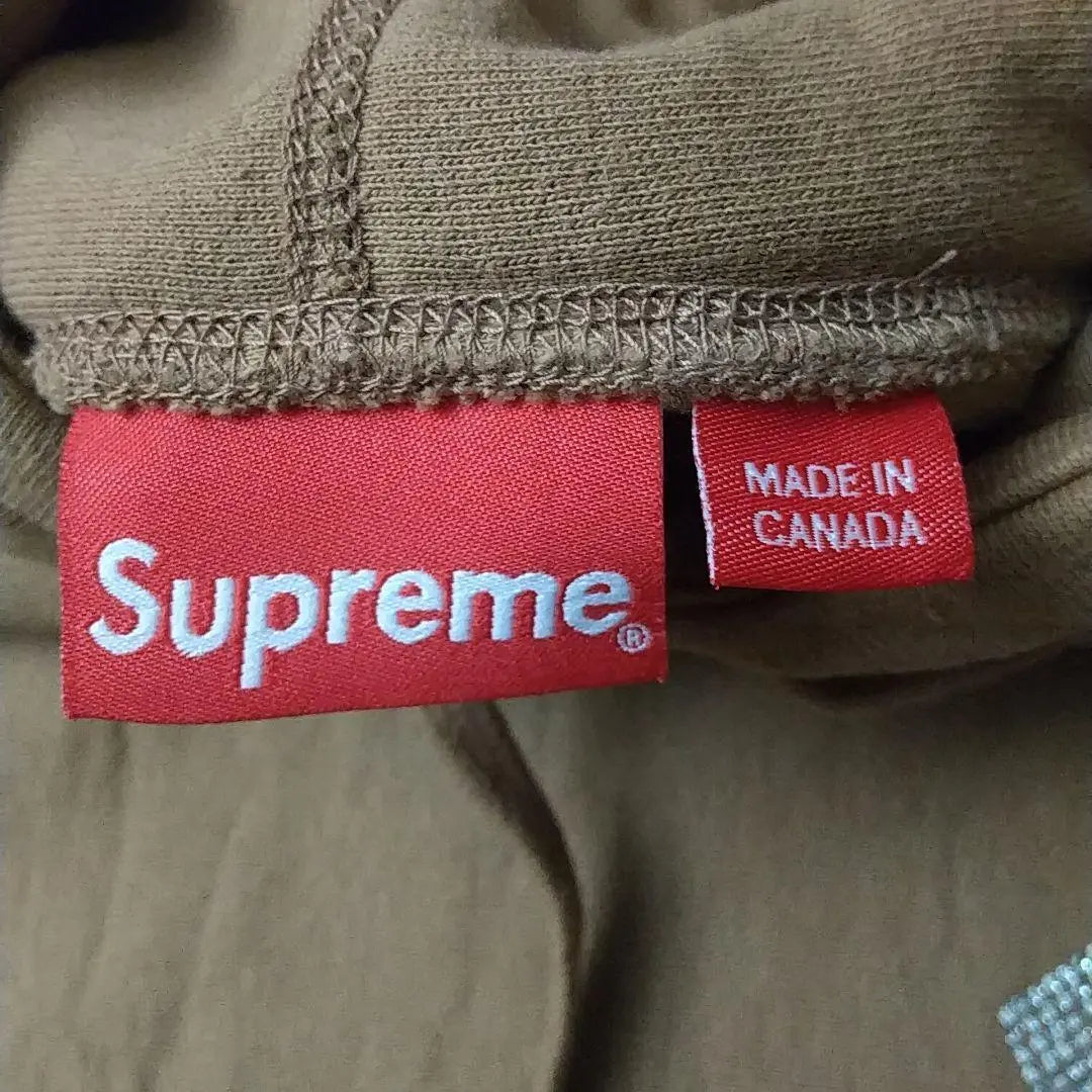 Diseño popular ☆ Parka Supreme Swarovski S Logo XL Equivalente Marrón