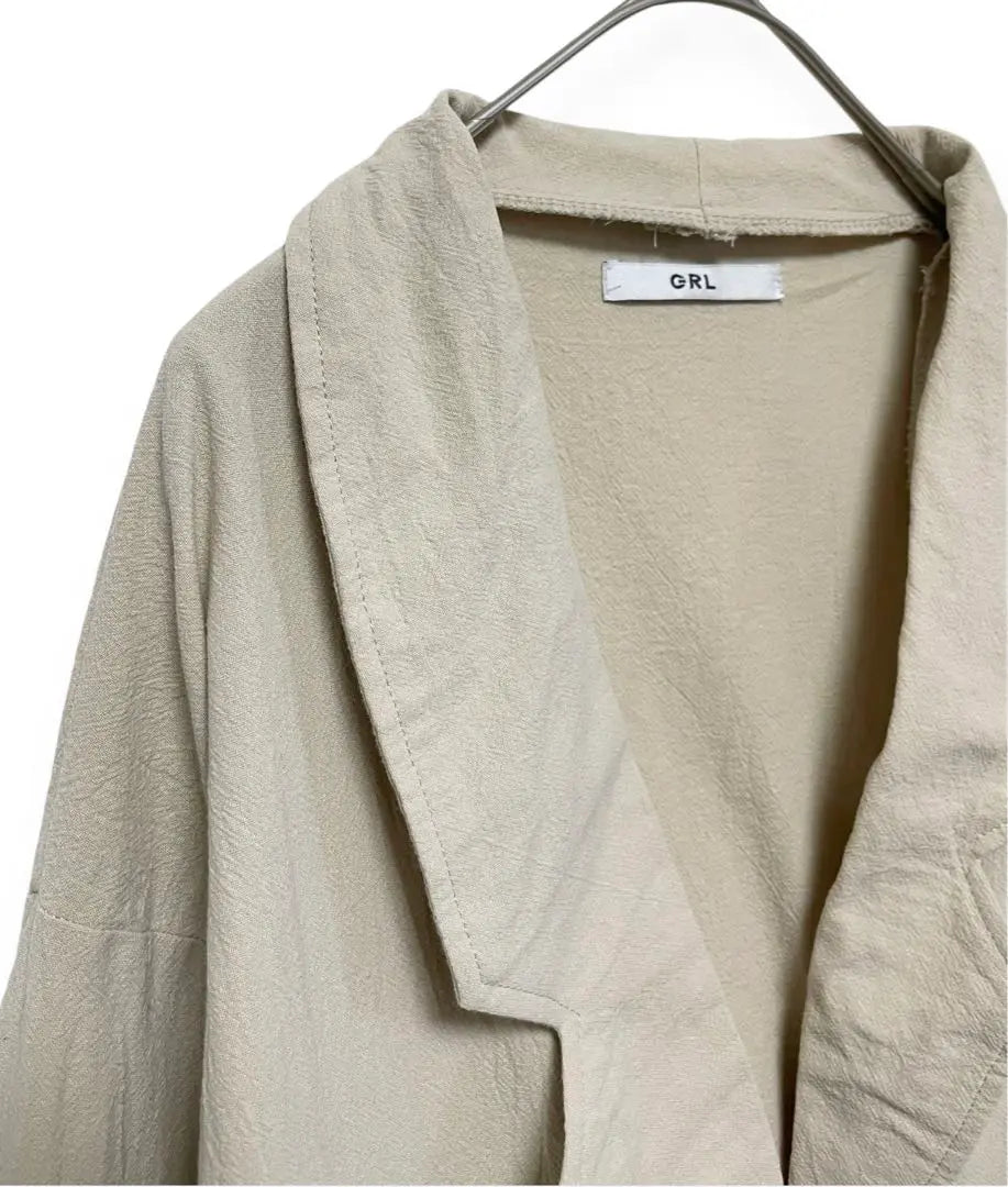 [Grial] Chaqueta talla M fina sencilla beige a840