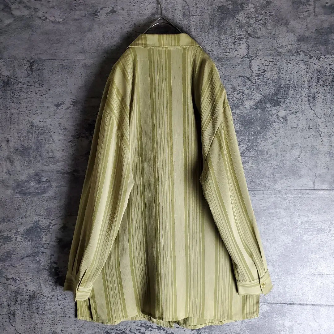 [Vintage] Vintage clothing, double pocket, bicolor, green, yellow green, retro